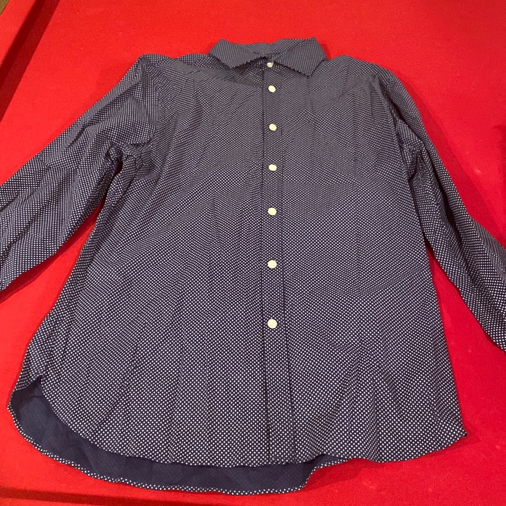 Michael Kors Mens Slim Fit 16 32x33 L Dress Shirt